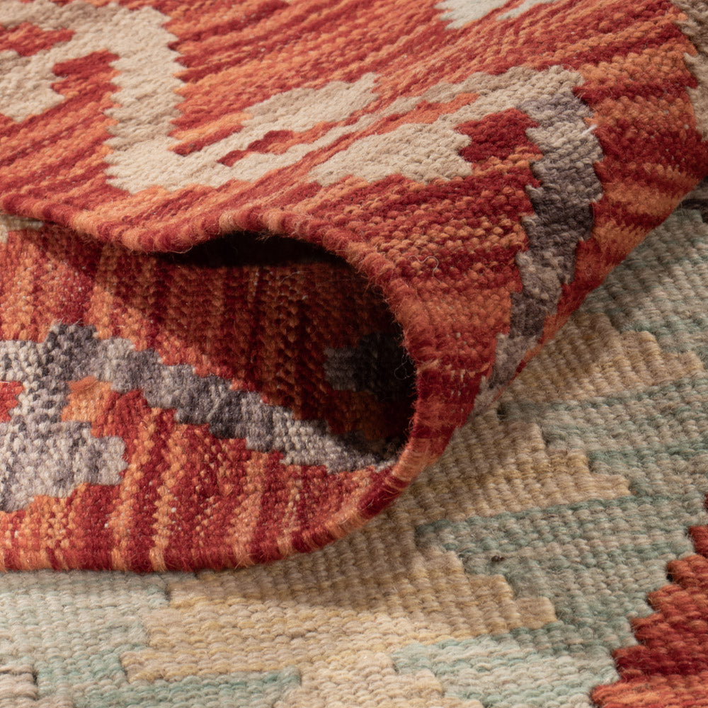 Kelim Rug - Splash - 249 x 175 cm - colorful