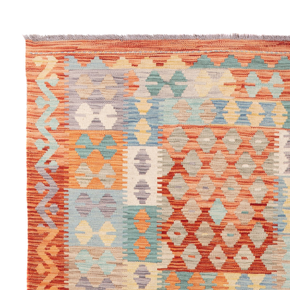 Kelim Rug - Splash - 249 x 176 cm - colorful