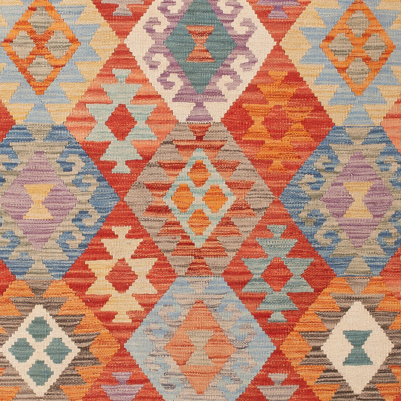 Kelim Rug - Splash - 237 x 174 cm - colorful