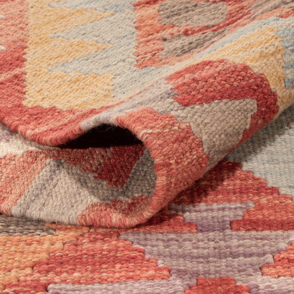 Kelim Rug - Splash - 237 x 174 cm - colorful