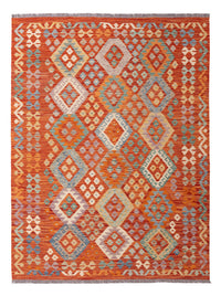 Kelim Rug - Splash - 203 x 155 cm - colorful