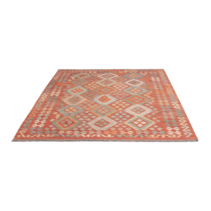 Kelim Rug - Splash - 203 x 155 cm - colorful