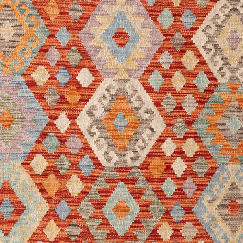 Kelim Rug - Splash - 201 x 153 cm - colorful