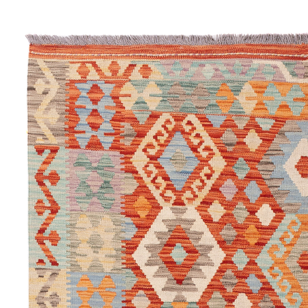 Kelim Rug - Splash - 201 x 153 cm - colorful