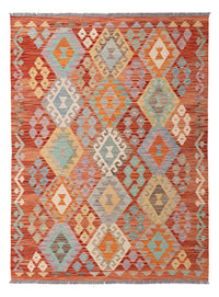 Kelim Rug - Splash - 202 x 152 cm - colorful