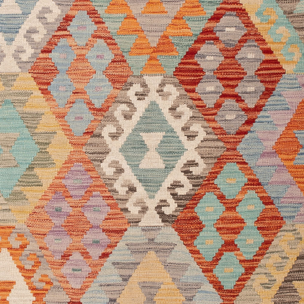 Kelim Rug - Splash - 202 x 152 cm - colorful