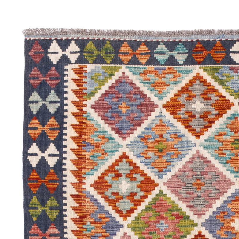 Kelim Rug - Splash - 203 x 151 cm - colorful