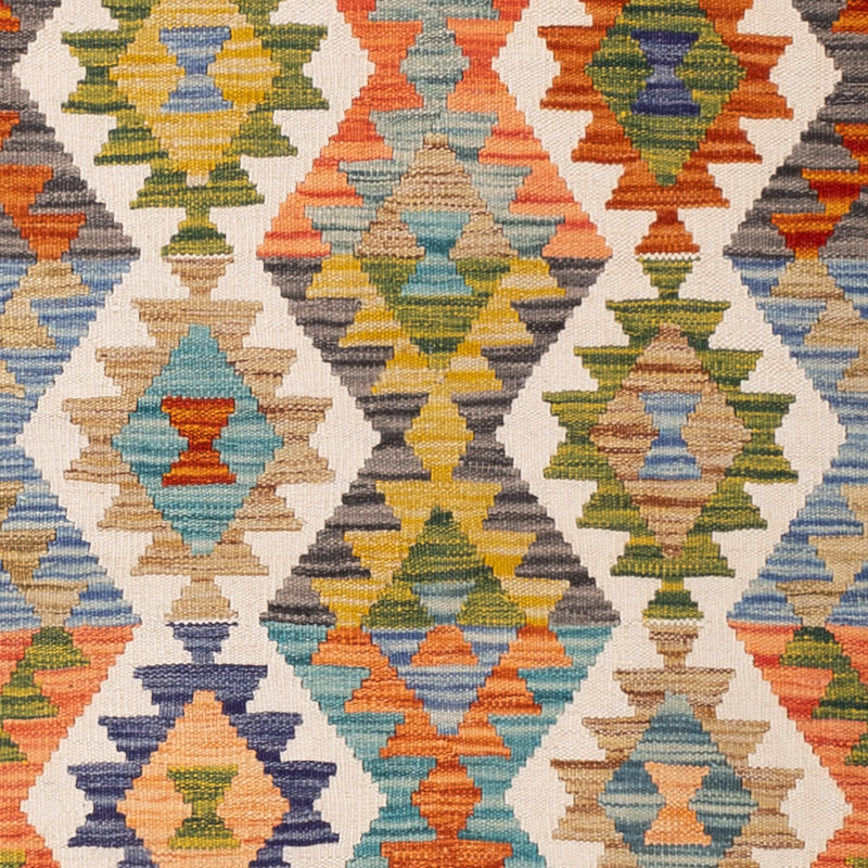 Kelim Rug - Splash - 197 x 153 cm - colorful