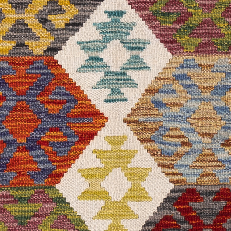 Kelim Rug - Splash - 155 x 97 cm - colorful