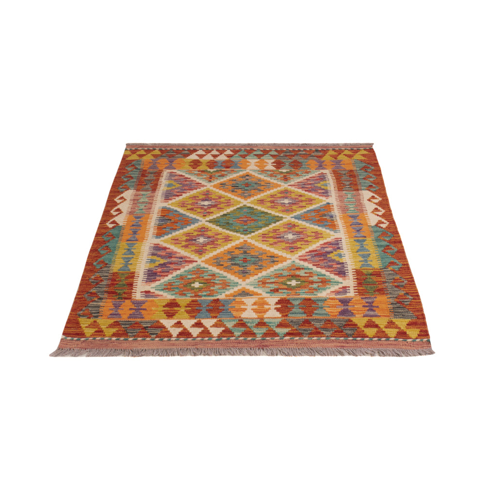 Kelim Rug - Splash - 141 x 100 cm - colorful
