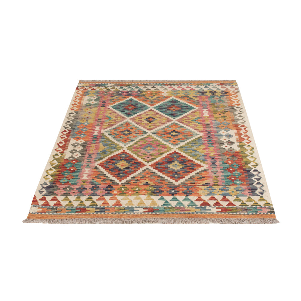 Kelim Rug - Splash - 147 x 102 cm - colorful