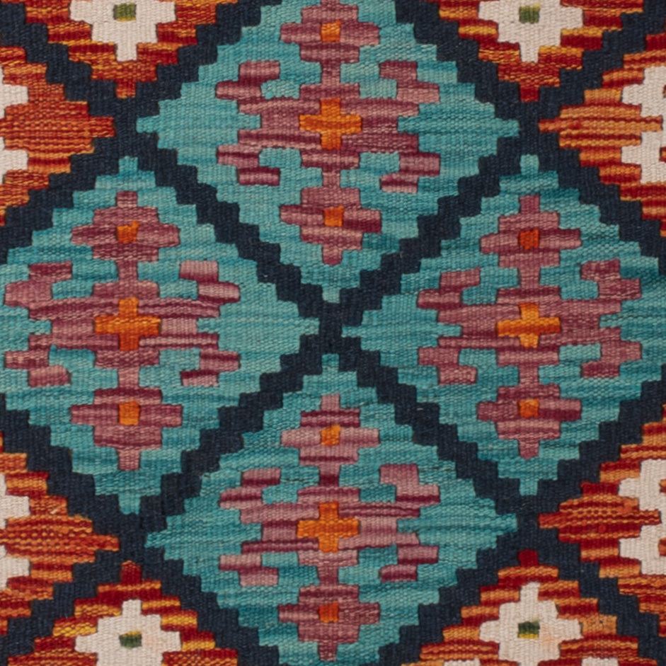 Kelim Rug - Splash - 145 x 100 cm - colorful