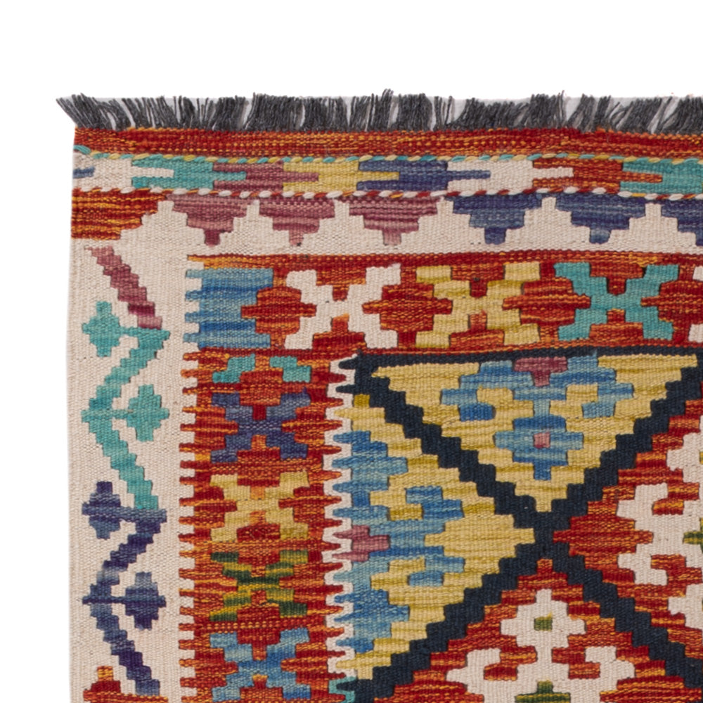 Kelim Rug - Splash - 145 x 100 cm - colorful