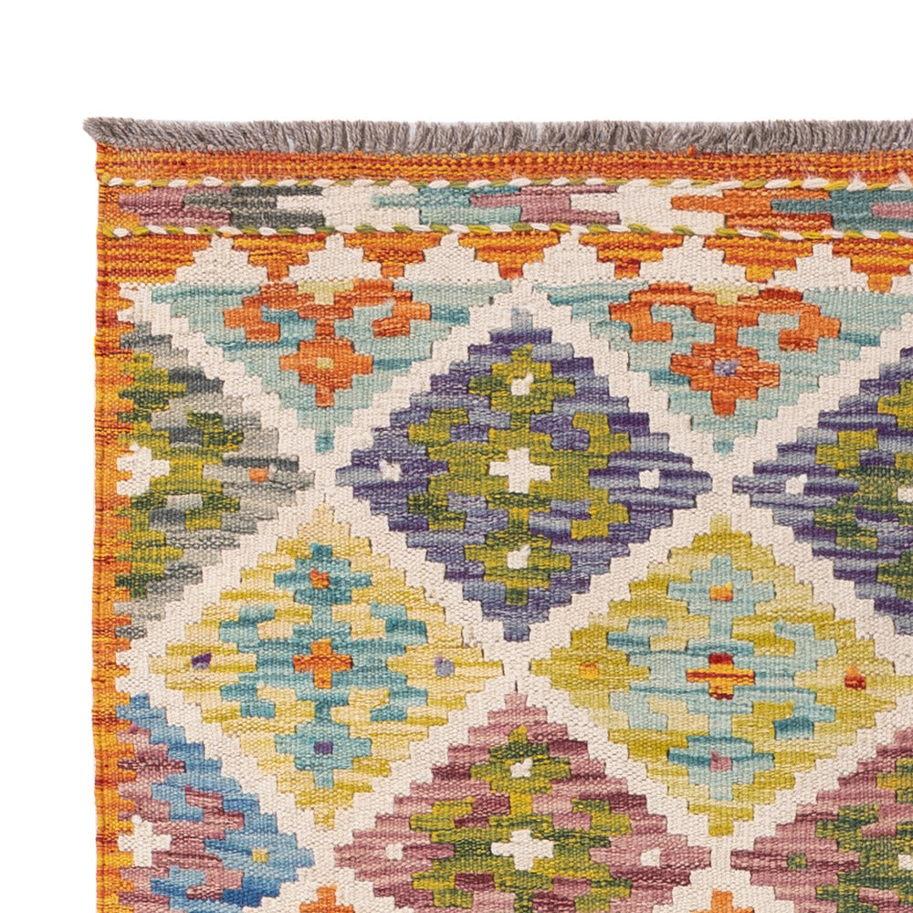 Kelim Rug - Splash - 150 x 98 cm - colorful
