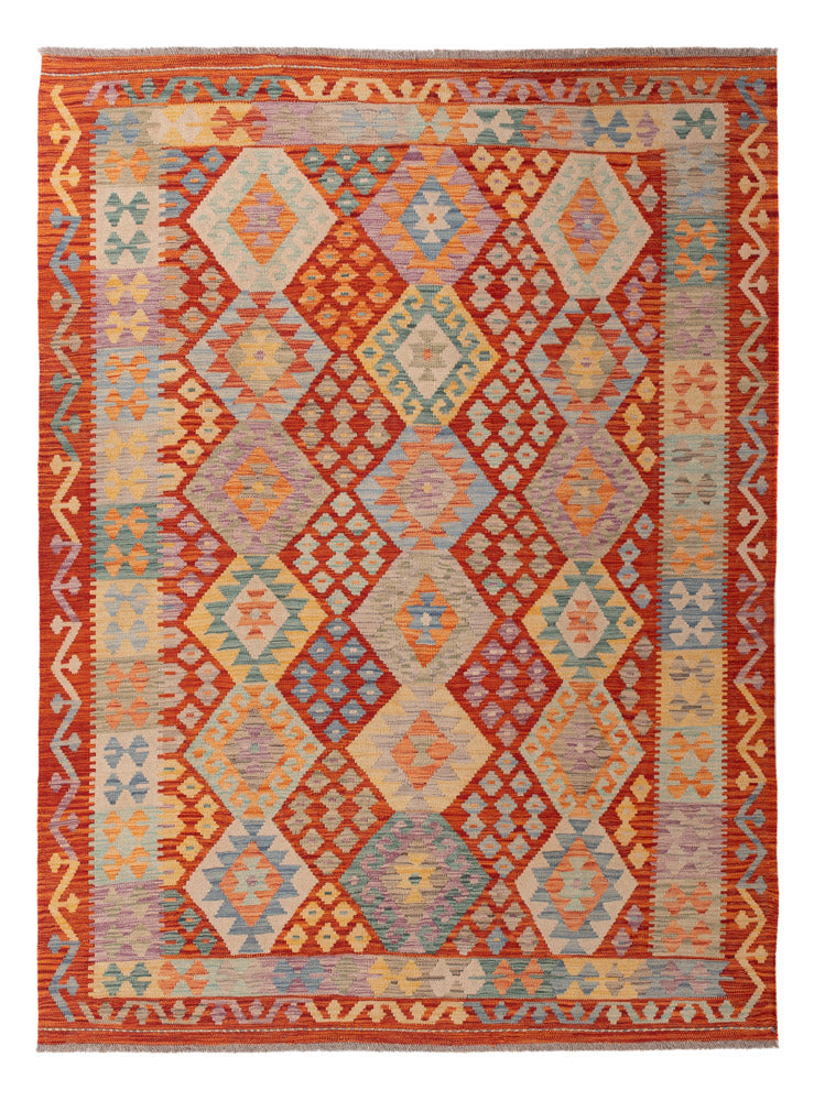 Kelim Rug - Splash - 240 x 181 cm - colorful