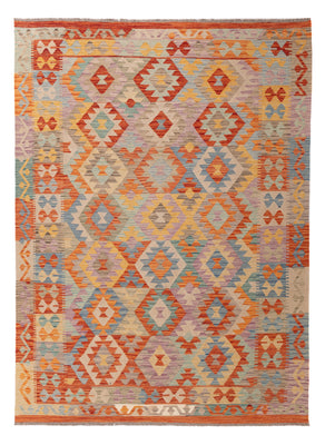 Kelim Rug - Splash - 237 x 168 cm - colorful