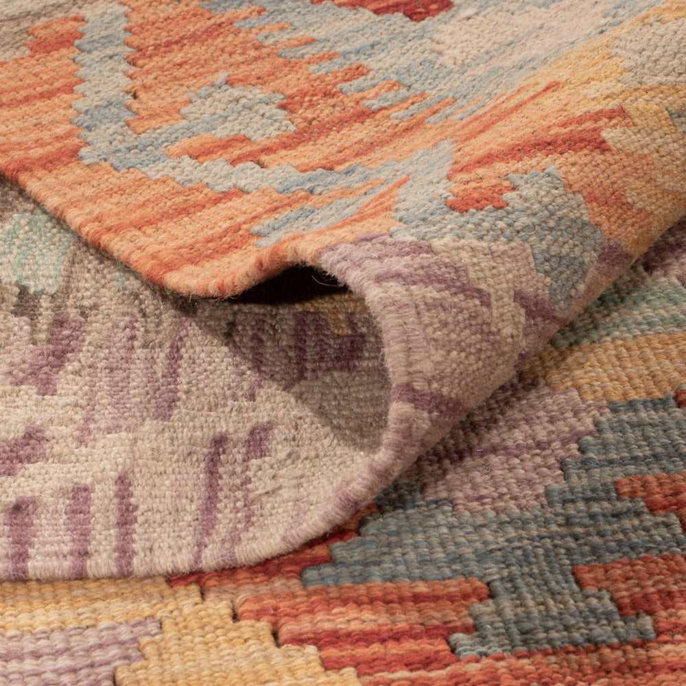 Kelim Rug - Splash - 237 x 168 cm - colorful