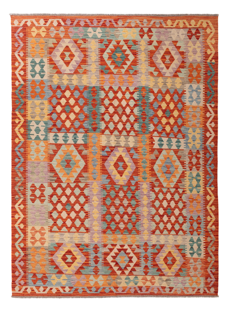 Kelim Rug - Splash - 240 x 172 cm - colorful