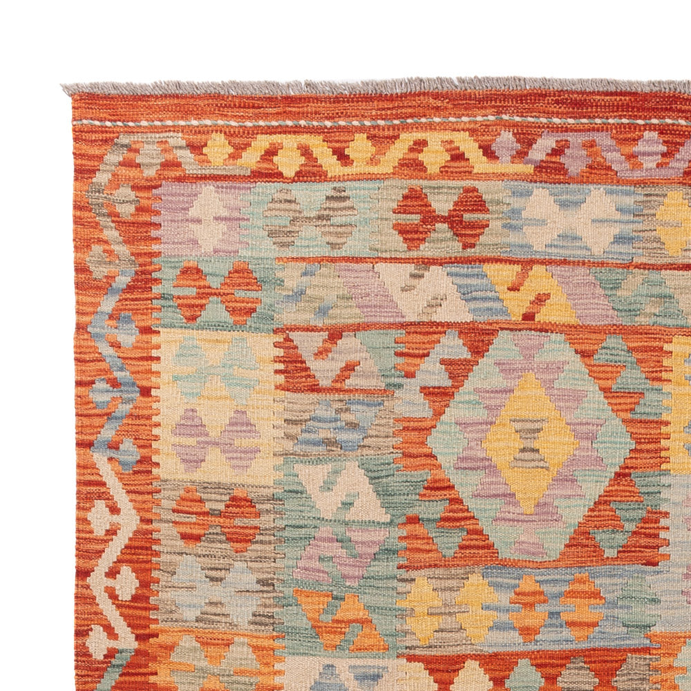 Kelim Rug - Splash - 236 x 173 cm - colorful