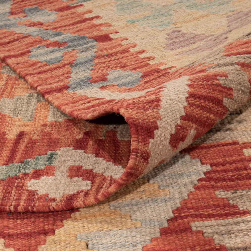 Kelim Rug - Splash - 236 x 173 cm - colorful