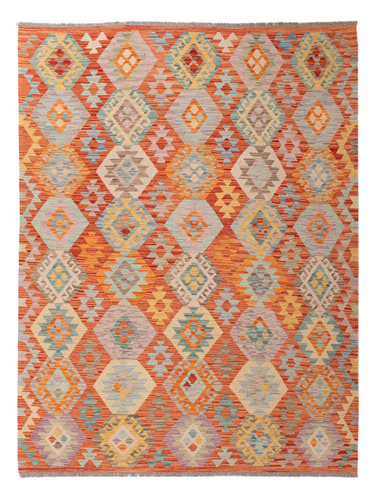Kelim Rug - Splash - 230 x 173 cm - colorful