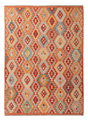 Kelim Rug - Splash - 247 x 179 cm - colorful