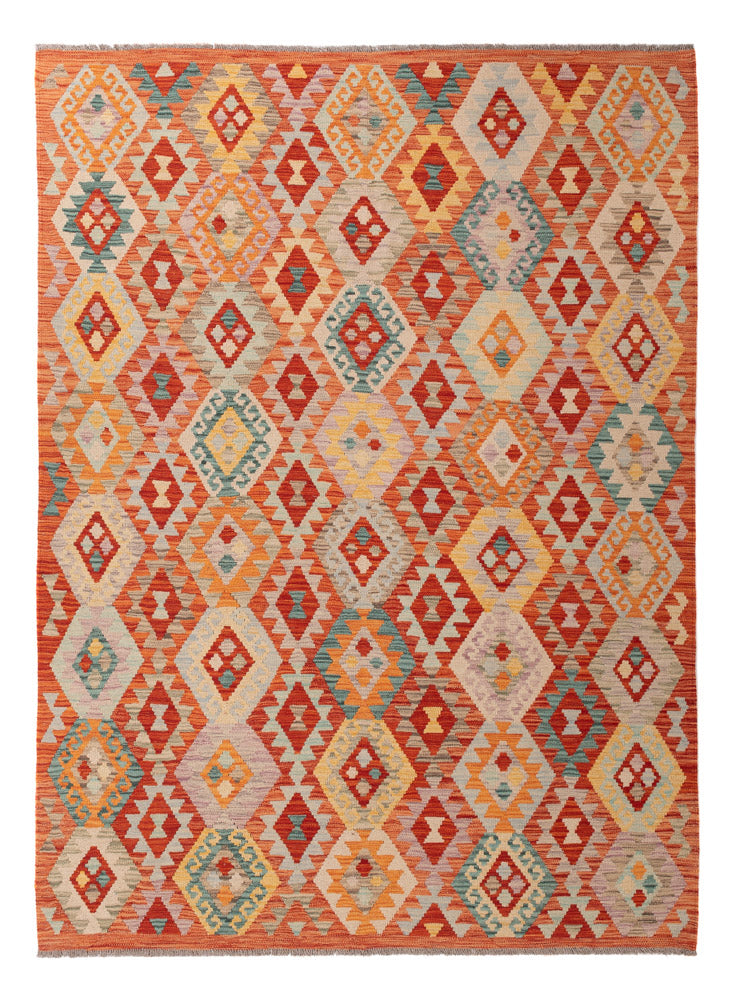 Kelim Rug - Splash - 247 x 179 cm - colorful