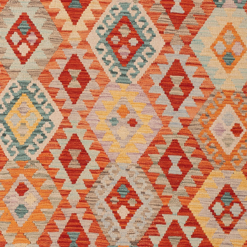 Kelim Rug - Splash - 247 x 179 cm - colorful