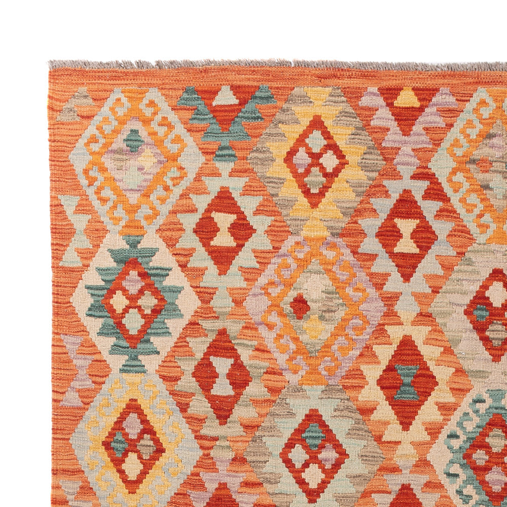 Kelim Rug - Splash - 247 x 179 cm - colorful