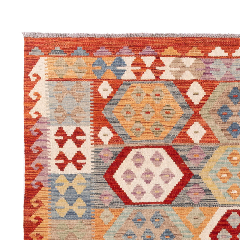 Kelim Rug - Splash - 239 x 178 cm - colorful