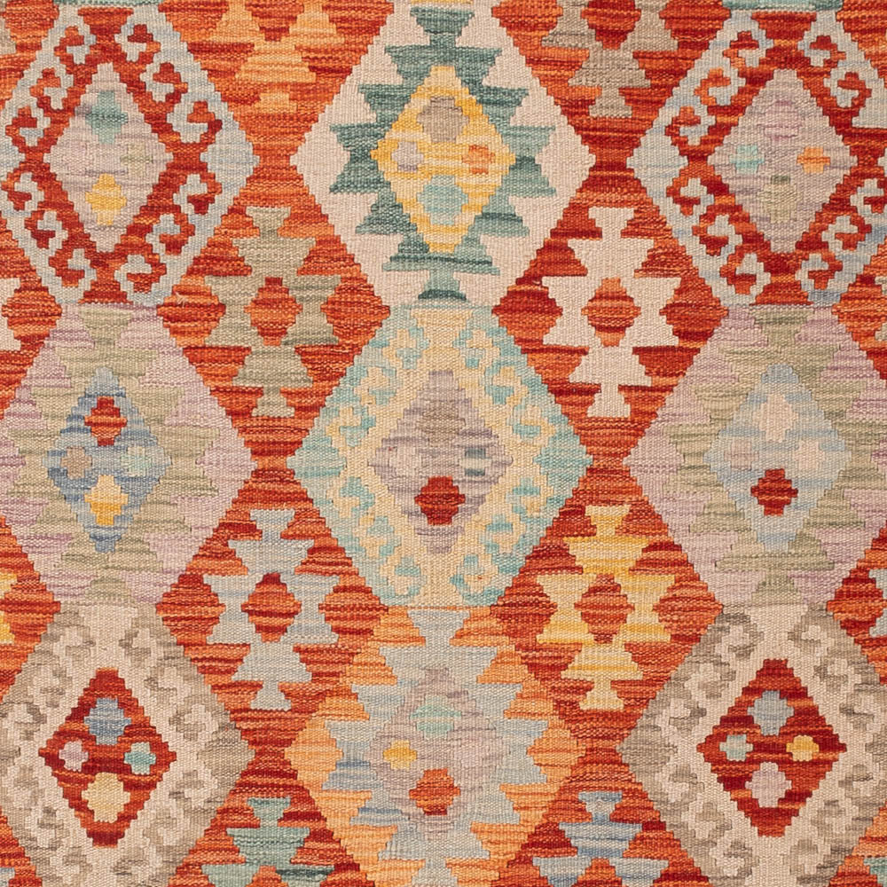 Kelim Rug - Splash - 246 x 174 cm - colorful