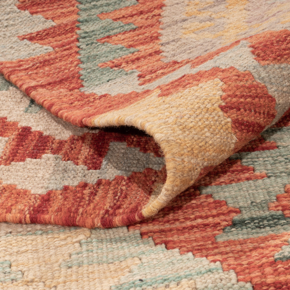 Kelim Rug - Splash - 246 x 174 cm - colorful