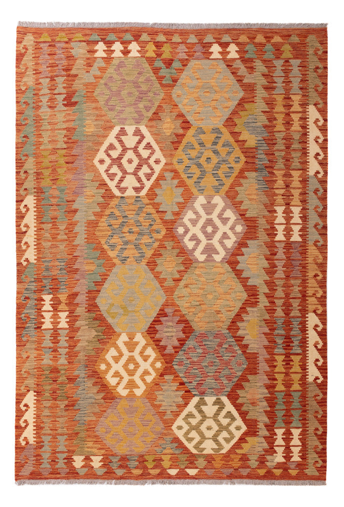 Kelim Rug - Splash - 245 x 168 cm - colorful
