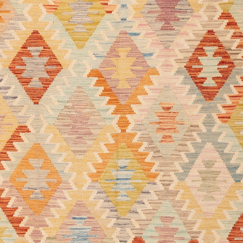 Kelim Rug - Splash - 242 x 175 cm - colorful