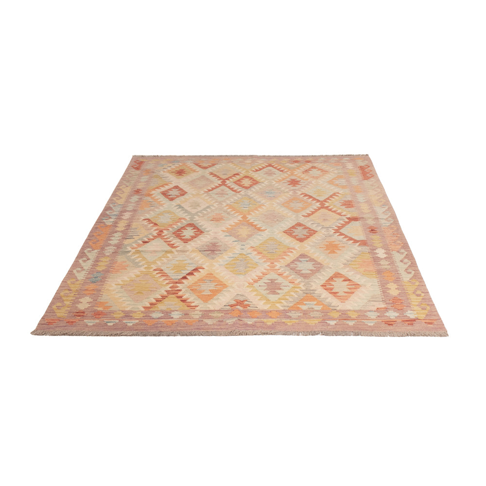 Kelim Rug - Splash - 242 x 175 cm - colorful