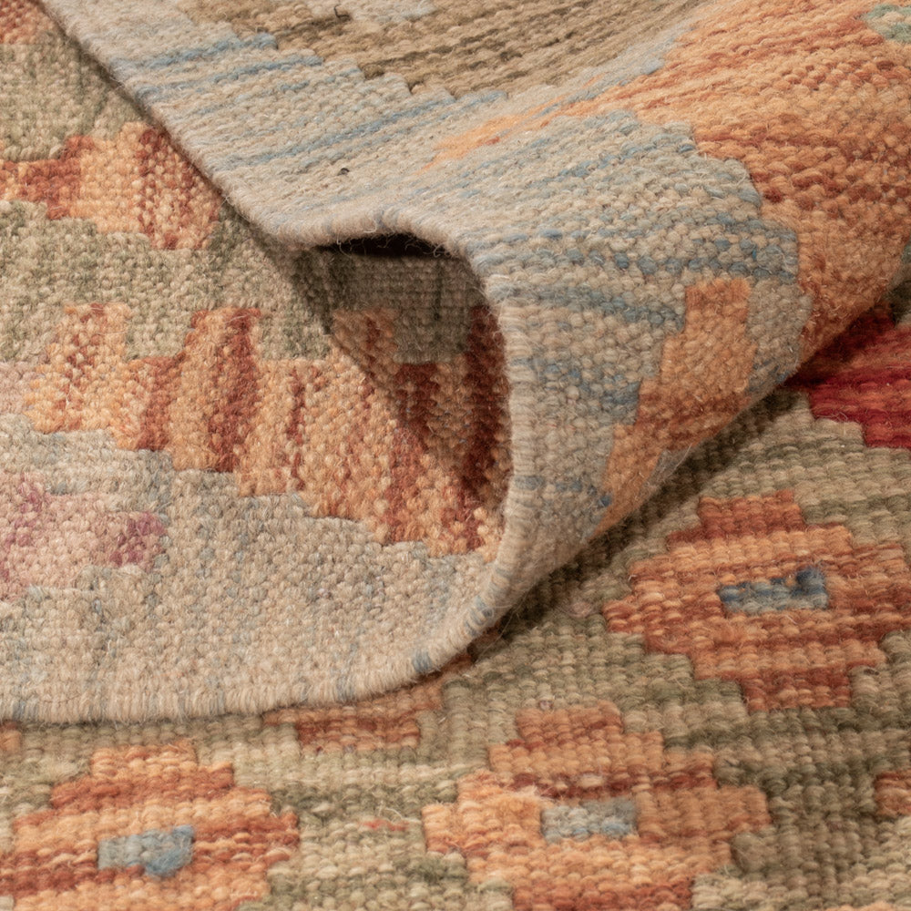 Kelim Rug - Splash - 246 x 165 cm - colorful