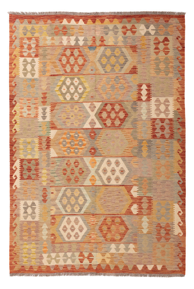 Kelim Rug - Splash - 251 x 169 cm - colorful