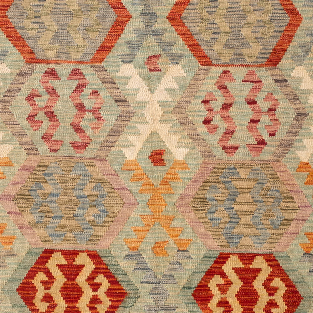 Kelim Rug - Splash - 236 x 175 cm - colorful