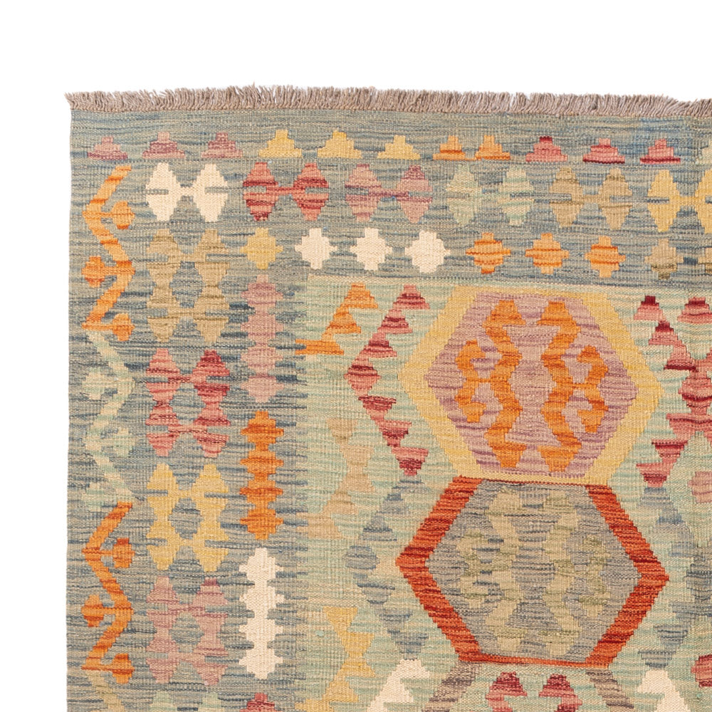 Kelim Rug - Splash - 236 x 175 cm - colorful