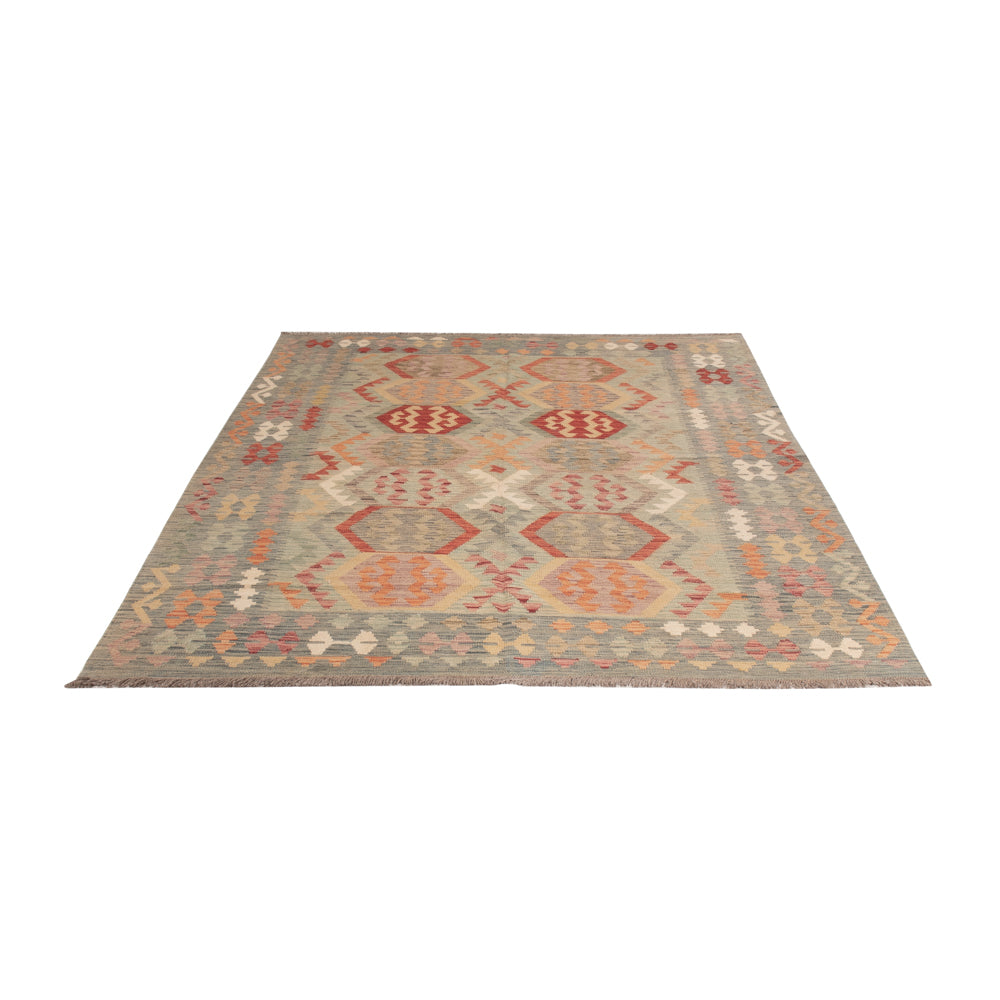 Kelim Rug - Splash - 236 x 175 cm - colorful