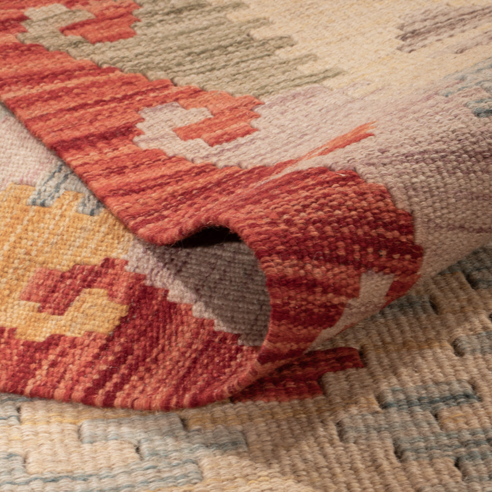 Kelim Rug - Splash - 253 x 170 cm - colorful