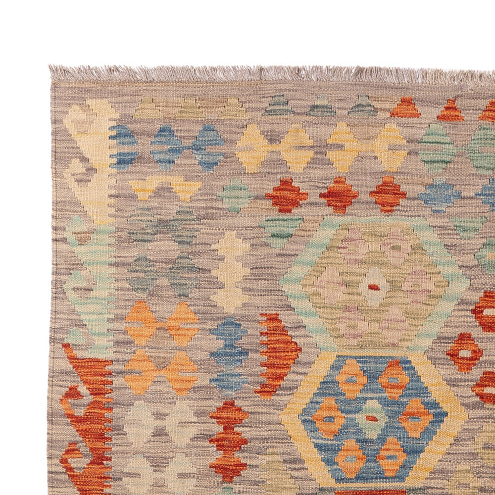Kelim Rug - Splash - 247 x 166 cm - colorful