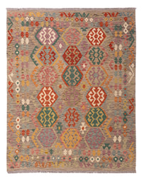 Kelim Rug - Splash - 203 x 161 cm - colorful