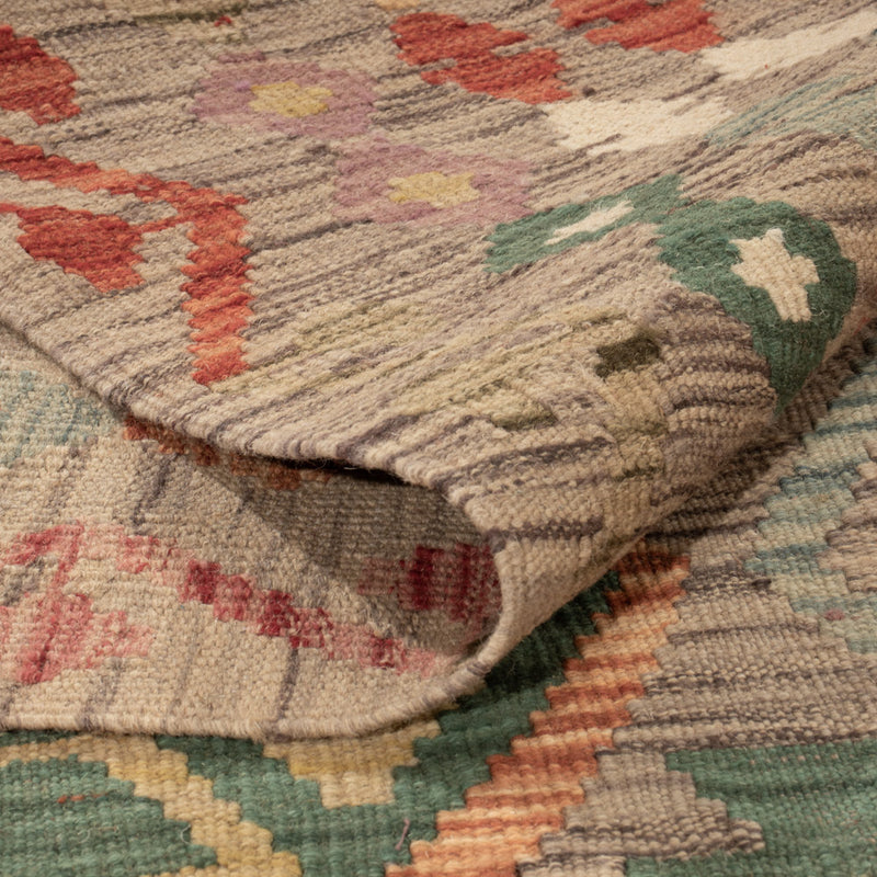 Kelim Rug - Splash - 203 x 161 cm - colorful