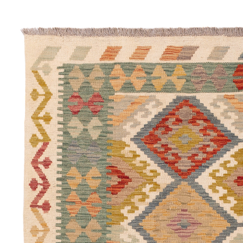 Kelim Rug - Splash - 198 x 146 cm - colorful