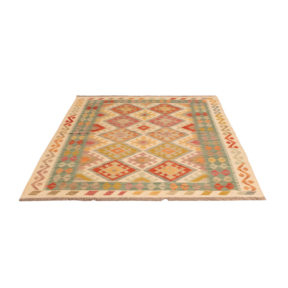 Kelim Rug - Splash - 200 x 149 cm - colorful