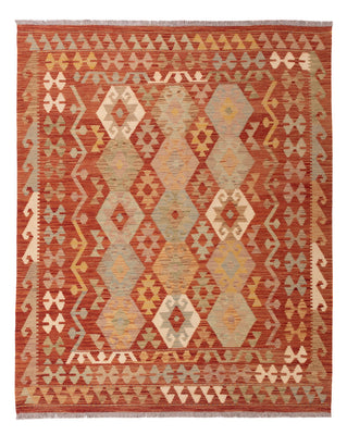 Kelim Rug - Splash - 196 x 155 cm - colorful