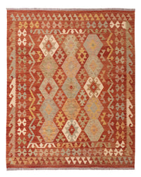 Kelim Rug - Splash - 196 x 155 cm - colorful