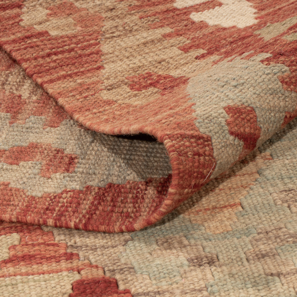 Kelim Rug - Splash - 196 x 155 cm - colorful