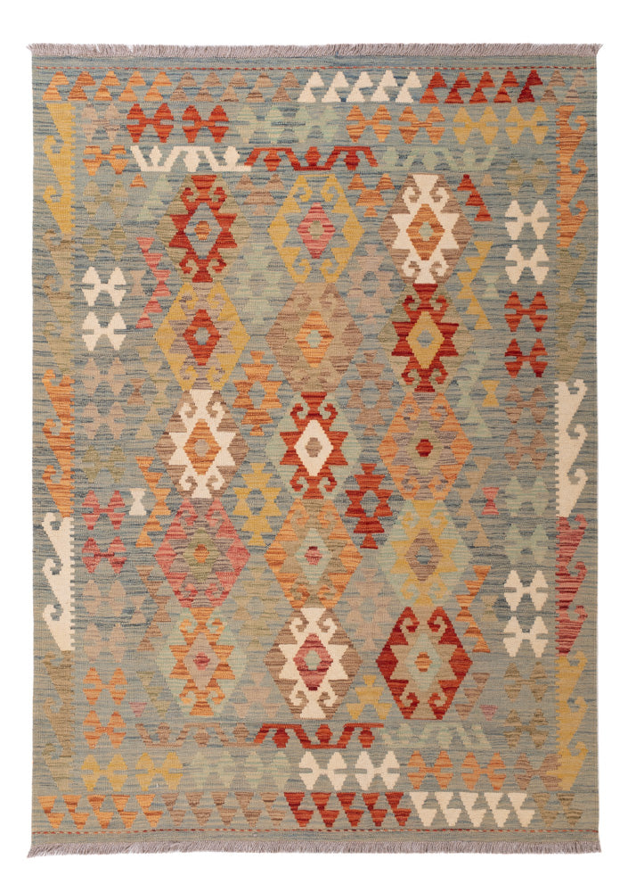 Kelim Rug - Splash - 203 x 149 cm - colorful